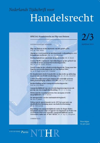 Nederlands Tijdschrift voor Handelsrecht (NTHR)