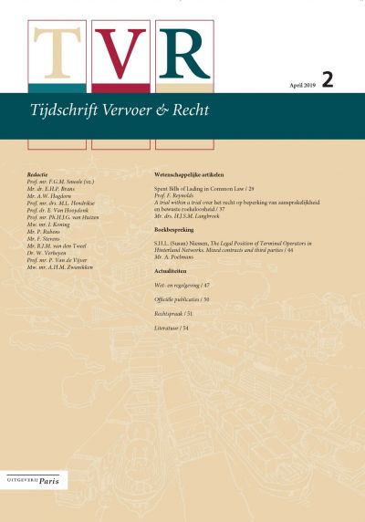 Tijdschrift Vervoer & Recht (TVR)