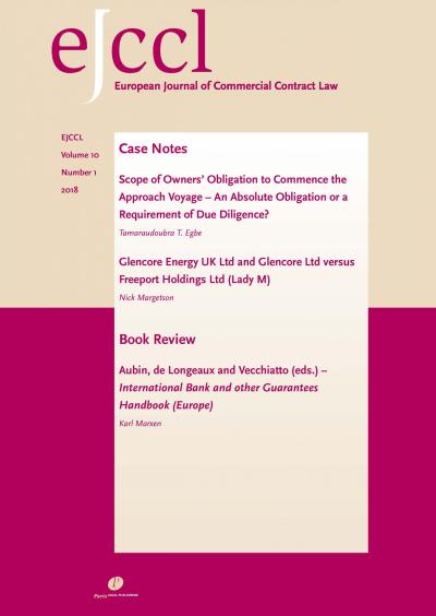 European Journal of Commercial Contract Law (EJCCL)