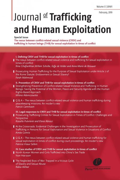 Journal of Trafficking and Human Exploitation